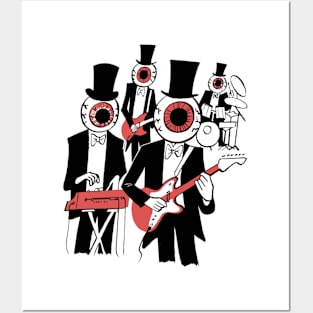 THE RESIDENTS BAND Posters and Art